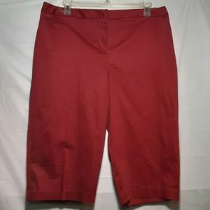 Worthington long shorts red size 18W